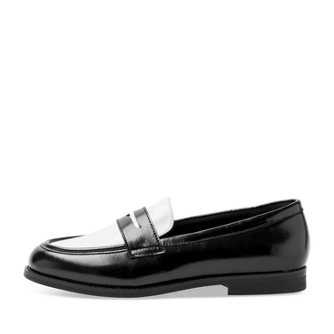 Mocassins BLACK / WHITE Woman