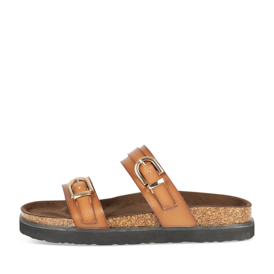 Mules COGNAC Femme
