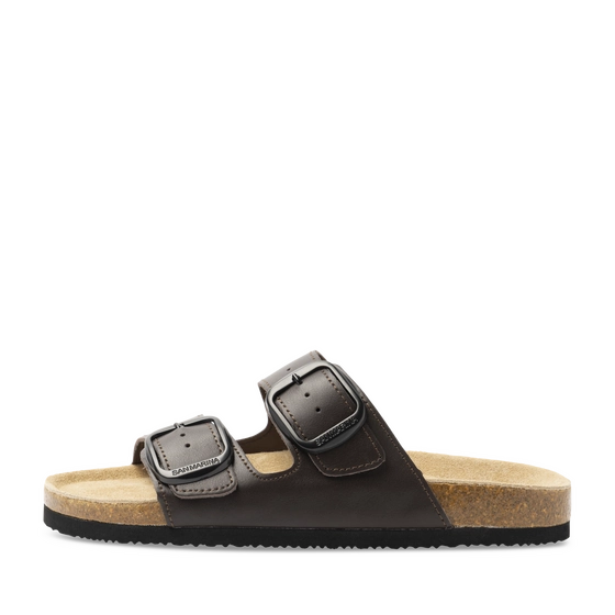 Mules MARRON Femme