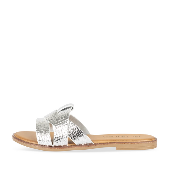 Mules ARGENT Femme