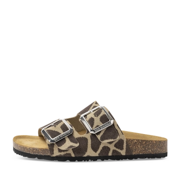 Mules BROWN / BEIGE Woman