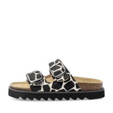 Mules NOIR/BLANC Femme