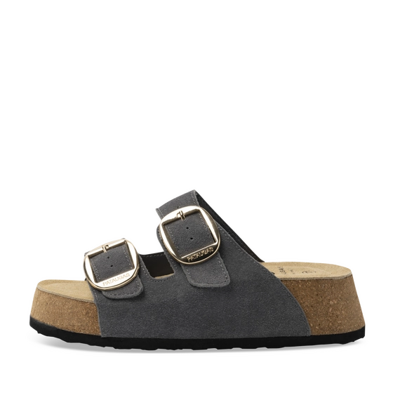 Mules GRIS Femme