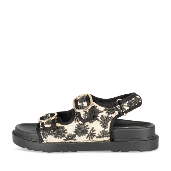Sandales NOIR/BEIGE Femme