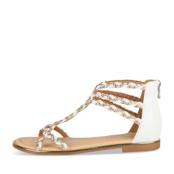 Sandales BLANC/OR Femme