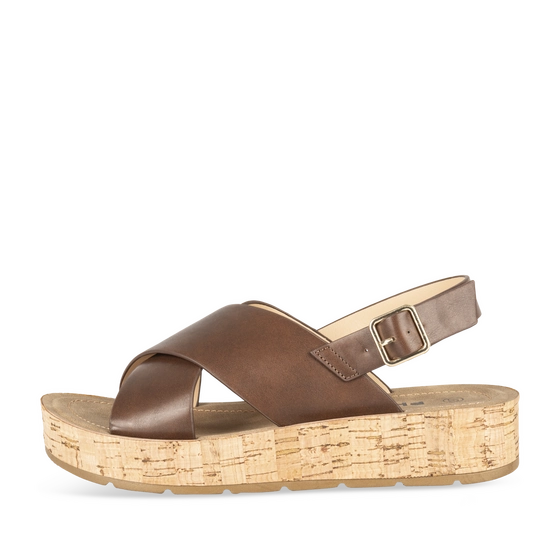 Sandales MARRON Femme
