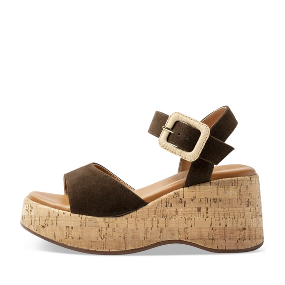 Sandals BROWN Woman