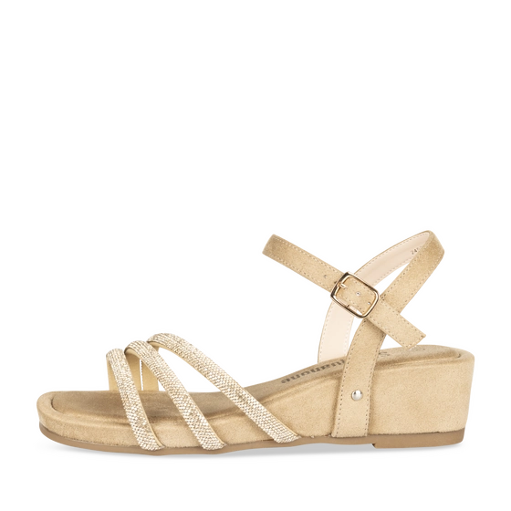 Sandales BEIGE/OR Femme