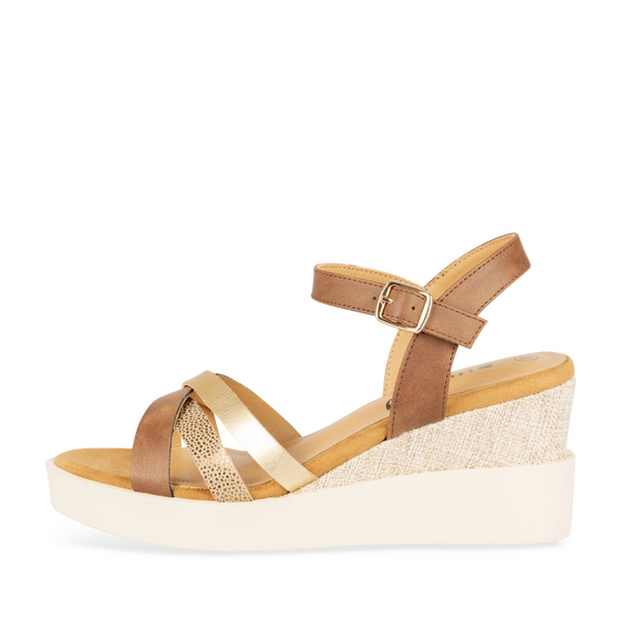 Sandales COGNAC Femme