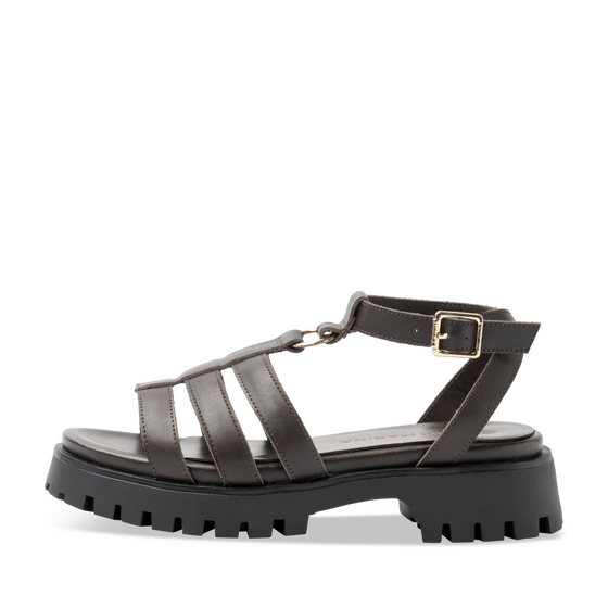 Sandals BROWN Woman