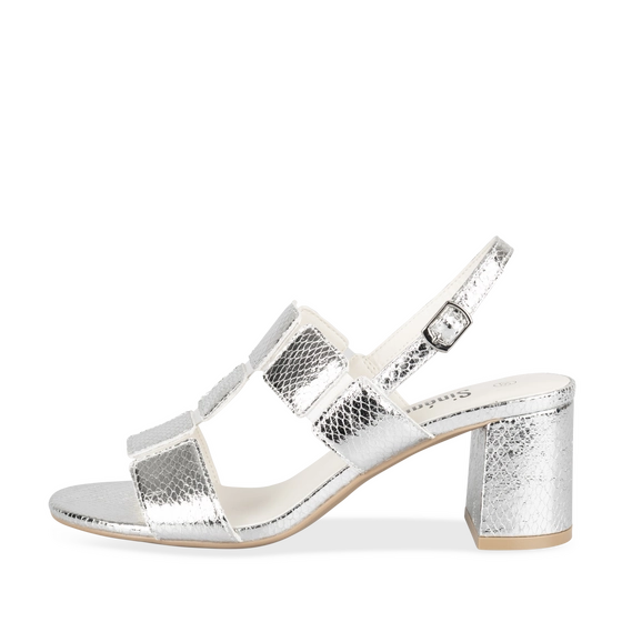Sandals SILVER Woman