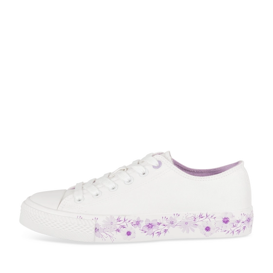 Baskets BLANC/VIOLET Femme
