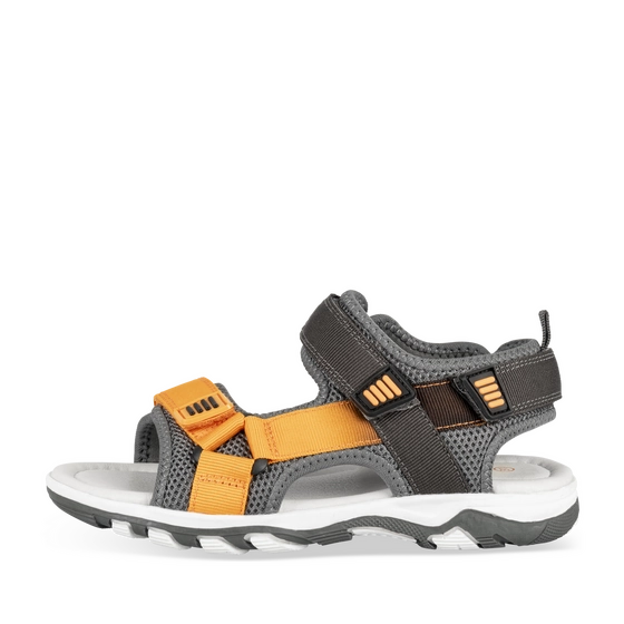 Sandales GRIS/ORANGE Garçon
