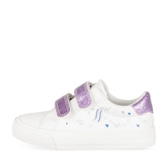 Sneakers BLANC/LILAS Girl