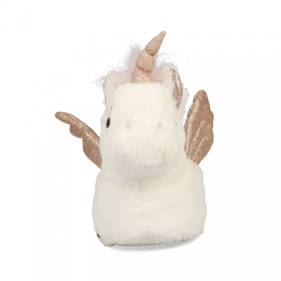 Plush slipperss unicorn WHITE MERRY SCOTT