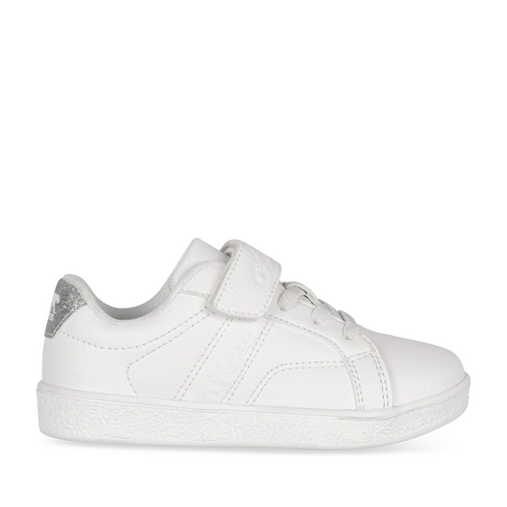 Baskets BLANC/ARGENT Fille