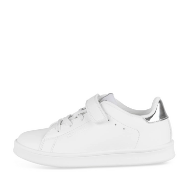 Baskets BLANC/ARGENT Fille