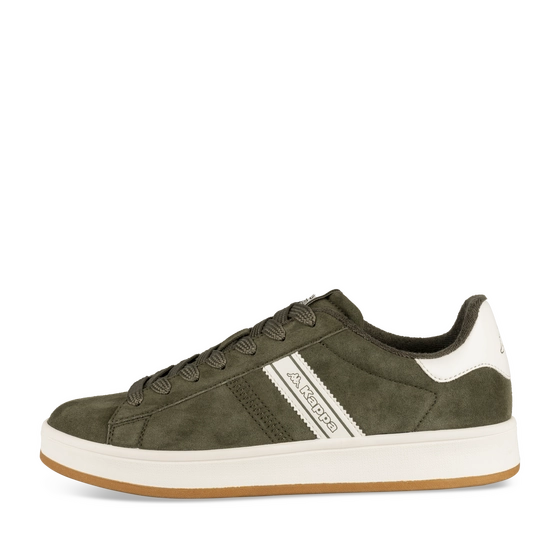 Baskets BLANC/KAKI Homme