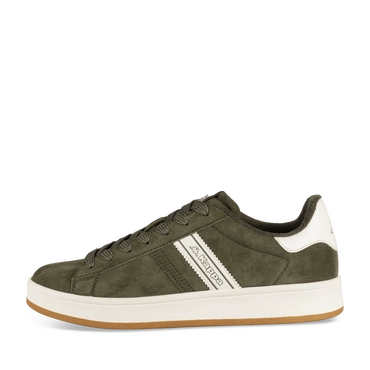 Baskets BLANC/KAKI Homme