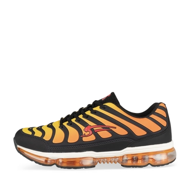 Baskets NOIR/ORANGE Homme