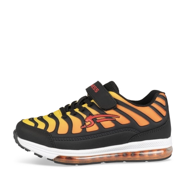 Baskets NOIR/ORANGE Garçon