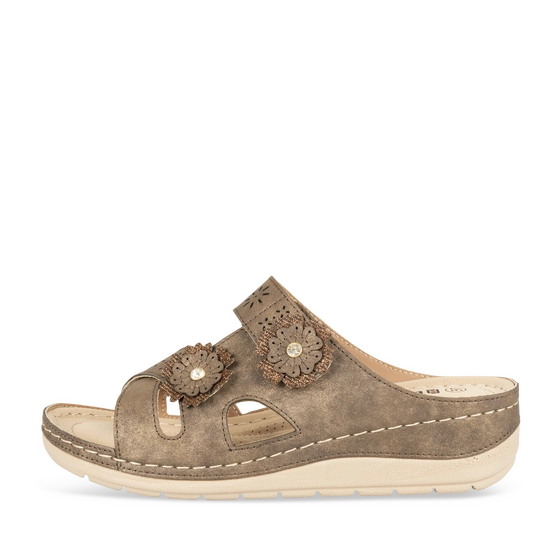 Mules BRONZE Femme