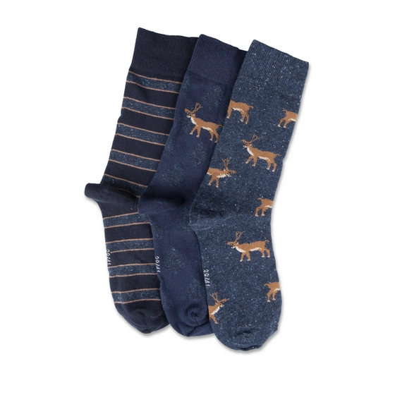 Socks WHITE / GREY / BLUE Men