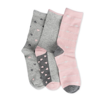Chaussettes BEIGE/ROSE Femme