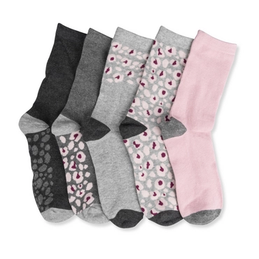 Chaussettes ARGENT/VIOLET Femme