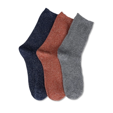 Chaussettes NOIR/BORDEAUX Femme