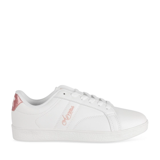 Baskets BLANC/ROSE Femme