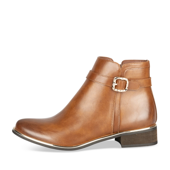 Bottines COGNAC Femme