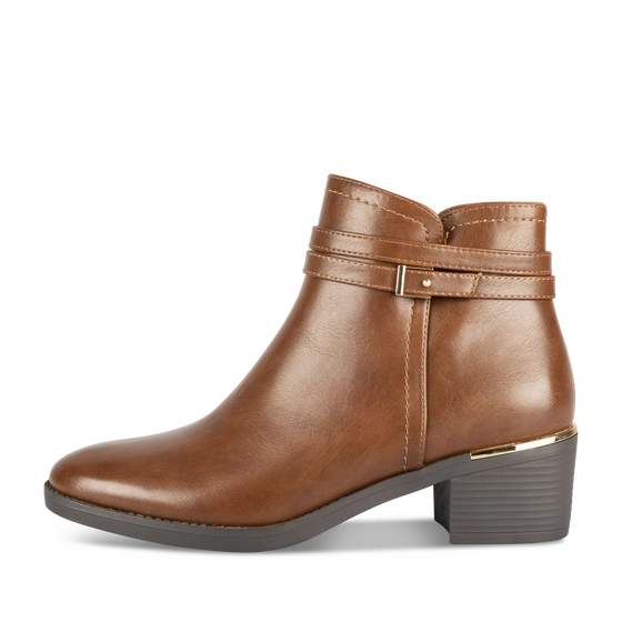 Bottines COGNAC Femme