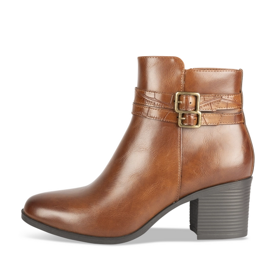 Bottines COGNAC Femme