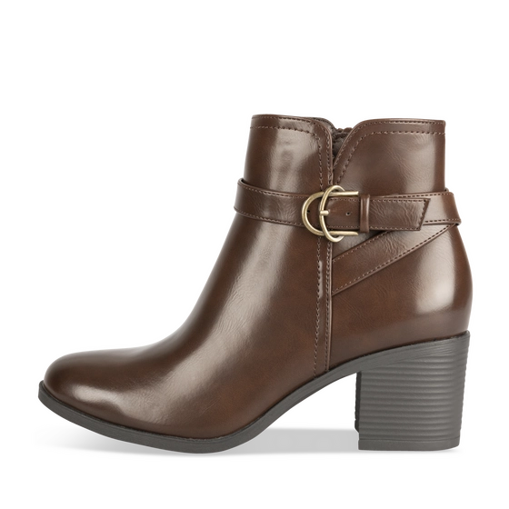 Ankle boots DARK BROWN Woman
