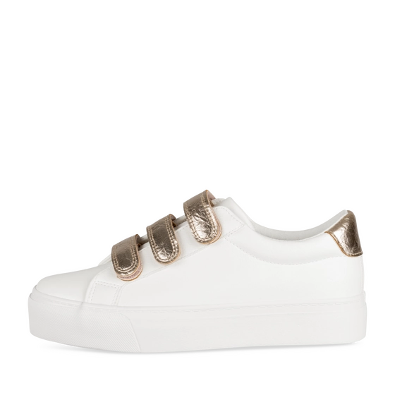 Baskets BLANC/ROSE Femme