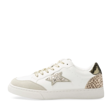 Baskets BLANC/KAKI Femme