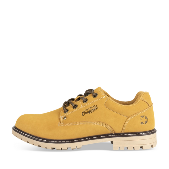 Derbies MARRON DENIM SIDE