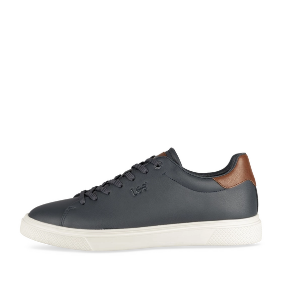 Baskets MARINE/COGNAC Homme