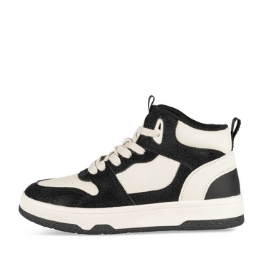 Baskets BLANC/NOIR Garçon