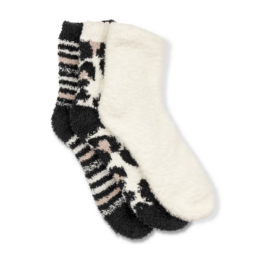 Chaussettes NOIR/BEIGE Femme