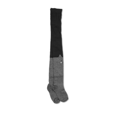 Chaussettes GRIS/NOIR Fille