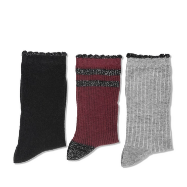Socks BURGUNDY Woman
