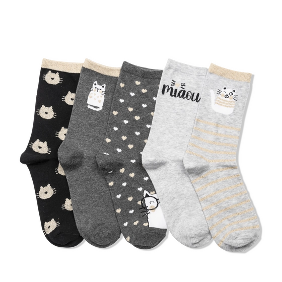 Chaussettes GRIS Femme