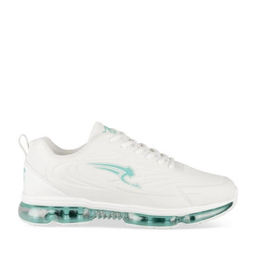 Baskets BLANC/VERT Homme