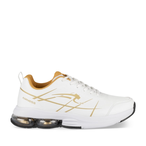 Baskets BLANC/OR Homme