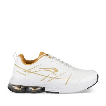 Baskets BLANC/OR Homme