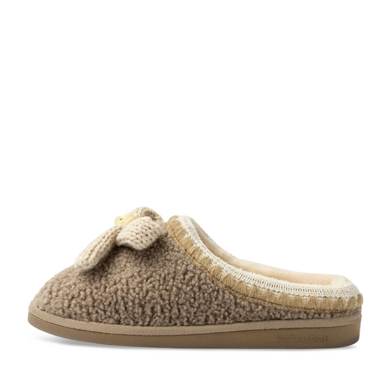 Chaussons TAUPE Femme