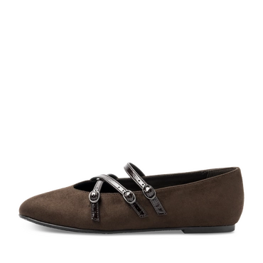 Ballerines MARRON Femme