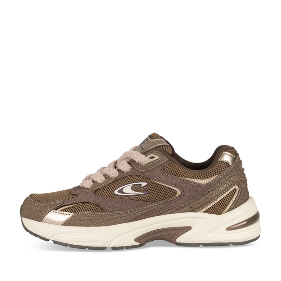Baskets MARRON/OR Femme